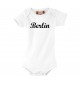 Baby Body Deine Stadt Berlin City Shirts kult, weiss, 0-6 Monate