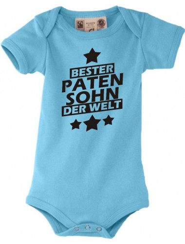 Baby Body bester Patensohn der Welt, türkis, 0-6 Monate