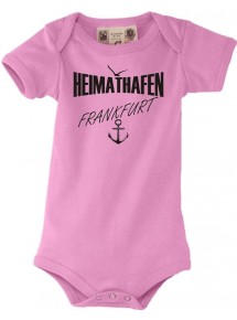 Baby Body Heimathafen Frankfurt, rosa, 0-6 Monate