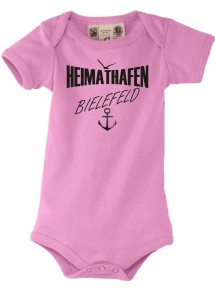 Baby Body Heimathafen Bielefeld, rosa, 0-6 Monate