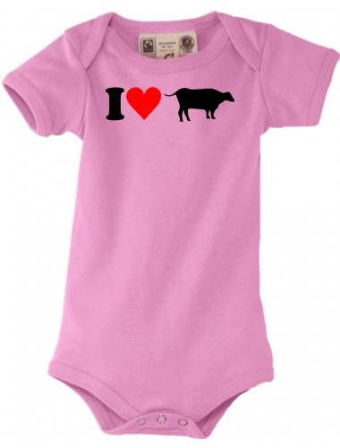 Baby Body lustige Tierwelt I love Tiere Kühe, kult