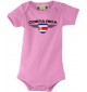 Baby Body Costa Rica, Wappen, Land, Länder, rosa, 0-6 Monate
