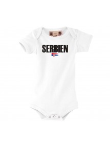 Baby Body Fußball Länderbody Serbien