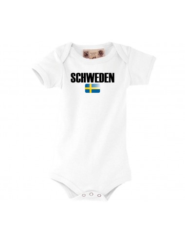 Baby Body Fußball Länderbody Schweden