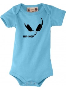 Baby Body Head Musiclogo, Hip Hop, Kopfhörer, kult, 0-18 Monate