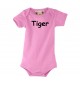 Baby Body, Tiger, kult, rosa, 0-6 Monate