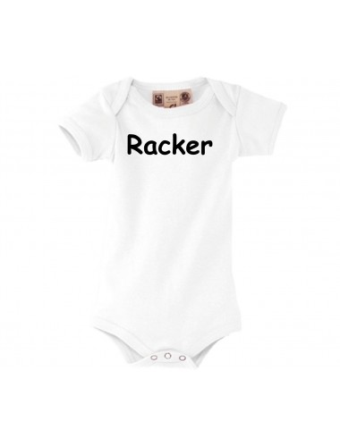 Baby Body, Racker, kult, weiss, 0-6 Monate
