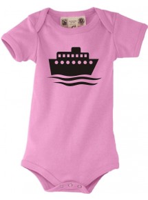 Süßer Baby Body Übersee, Kreuzfahrtschiff, Passagierschiff, rosa, 0-6 Monate