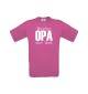 Männer-Shirt, Bester Opa der Welt, pink, L