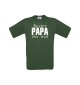 Männer-Shirt, Bester Papa der Welt, grün, L