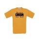 Männer-Shirt, Bester Cousin der Welt, orange, L