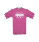 Männer-Shirt, Bester Cousin der Welt, pink, L