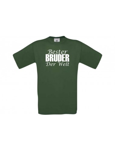 Männer-Shirt, Bester Bruder der Welt, grün, L