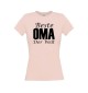 Lady T-Shirt, Beste Oma der Welt, rosa, L