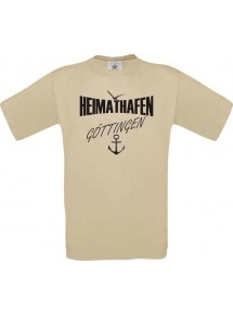 Männer-Shirt Heimathafen Göttingen  kult, khaki, Größe L