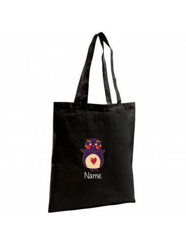 Jute Shopping Bag mit tollen Motiven Pinguin inkl Ihrem Wunschnamen