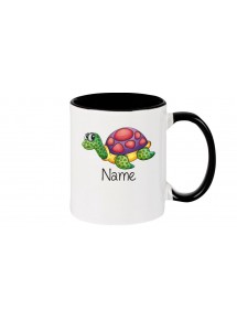 Kinder Tasse süße Motive Schildkröte mit Ihren Wunschnamen