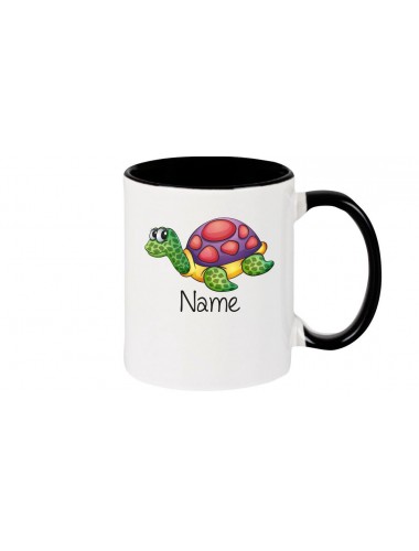 Kinder Tasse süße Motive Schildkröte mit Ihren Wunschnamen