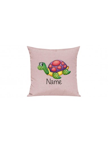 Sofa Kissen mit tollem Motiv Schildkröte inkl Ihrem Wunschnamen