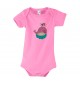 Baby Body mit tollen Motiven Wal, Farbe rosa, Größe 12-18 Monate
