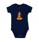 Baby Body mit tollen Motiven Bär, Farbe blau, Größe 12-18 Monate