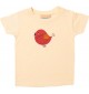 Kinder T-Shirt mit tollen Motiven Spatz, hellgelb, 0-6 Monate