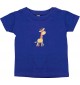 Kinder T-Shirt mit tollen Motiven Giraffe, lila, 0-6 Monate