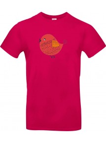 Kinder-Shirt mit tollen Motiven Spatz, pink, 104