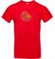 Kinder-Shirt mit tollen Motiven Spatz, rot, 104
