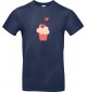 Kinder-Shirt mit tollen Motiven Muffin, blau, 104