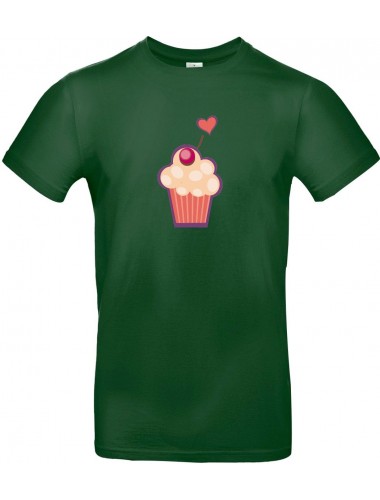 Kinder-Shirt mit tollen Motiven Muffin, dunkelgruen, 104