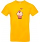 Kinder-Shirt mit tollen Motiven Muffin, gelb, 104