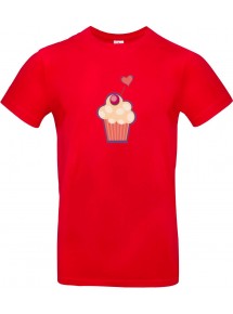 Kinder-Shirt mit tollen Motiven Muffin, rot, 104