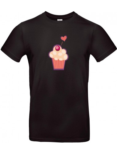 Kinder-Shirt mit tollen Motiven Muffin, schwarz, 104