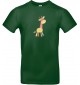 Kinder-Shirt mit tollen Motiven Giraffe, dunkelgruen, 104