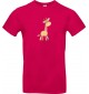 Kinder-Shirt mit tollen Motiven Giraffe, pink, 104