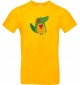 Kinder-Shirt mit tollen Motiven Krokodil, gelb, 104