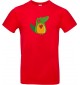 Kinder-Shirt mit tollen Motiven Krokodil, rot, 104