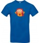 Kinder-Shirt mit tollen Motiven Eule, royalblau, 104
