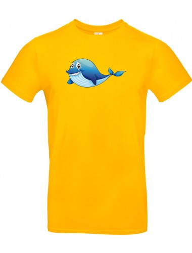 Kinder-Shirt mit tollen Motiven Delfin, gelb, 104