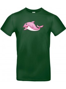 Kinder-Shirt mit tollen Motiven Delfin, dunkelgruen, 104