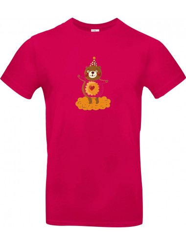 Kinder-Shirt mit tollen Motiven Bär, pink, 104