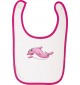 Babylatz mit tollen Motiven Delfin, rosa