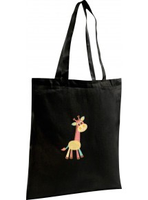 Jute Shopping Bag mit tollen Motiven Giraffe