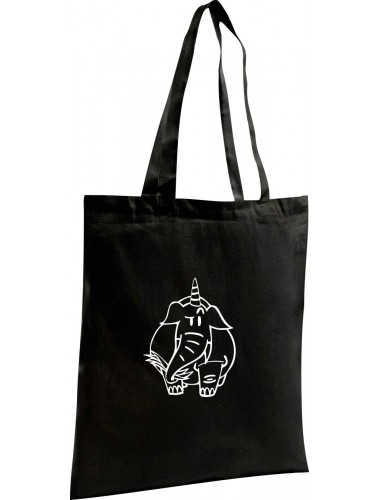 Organic Shopper lustige Tiere Einhornelefant, Einhorn, Elefant
