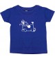 Kinder T-Shirt lustige Tiere Einhornkuh, Einhorn, Kuh lila, 0-6 Monate