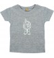 Kinder T-Shirt lustige Tiere EinhornSchildkröte , Einhorn, Schildkröte grau, 0-6 Monate