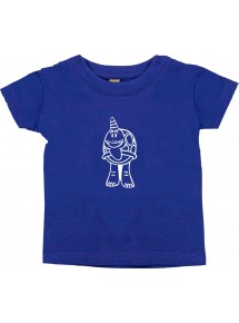 Kinder T-Shirt lustige Tiere EinhornSchildkröte , Einhorn, Schildkröte lila, 0-6 Monate