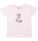 Kinder T-Shirt lustige Tiere Einhorn Maus , Einhorn, Maus rosa, 0-6 Monate