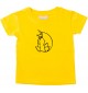 Kinder T-Shirt lustige Tiere EinhornPinguin , Einhorn, Pinguin gelb, 0-6 Monate